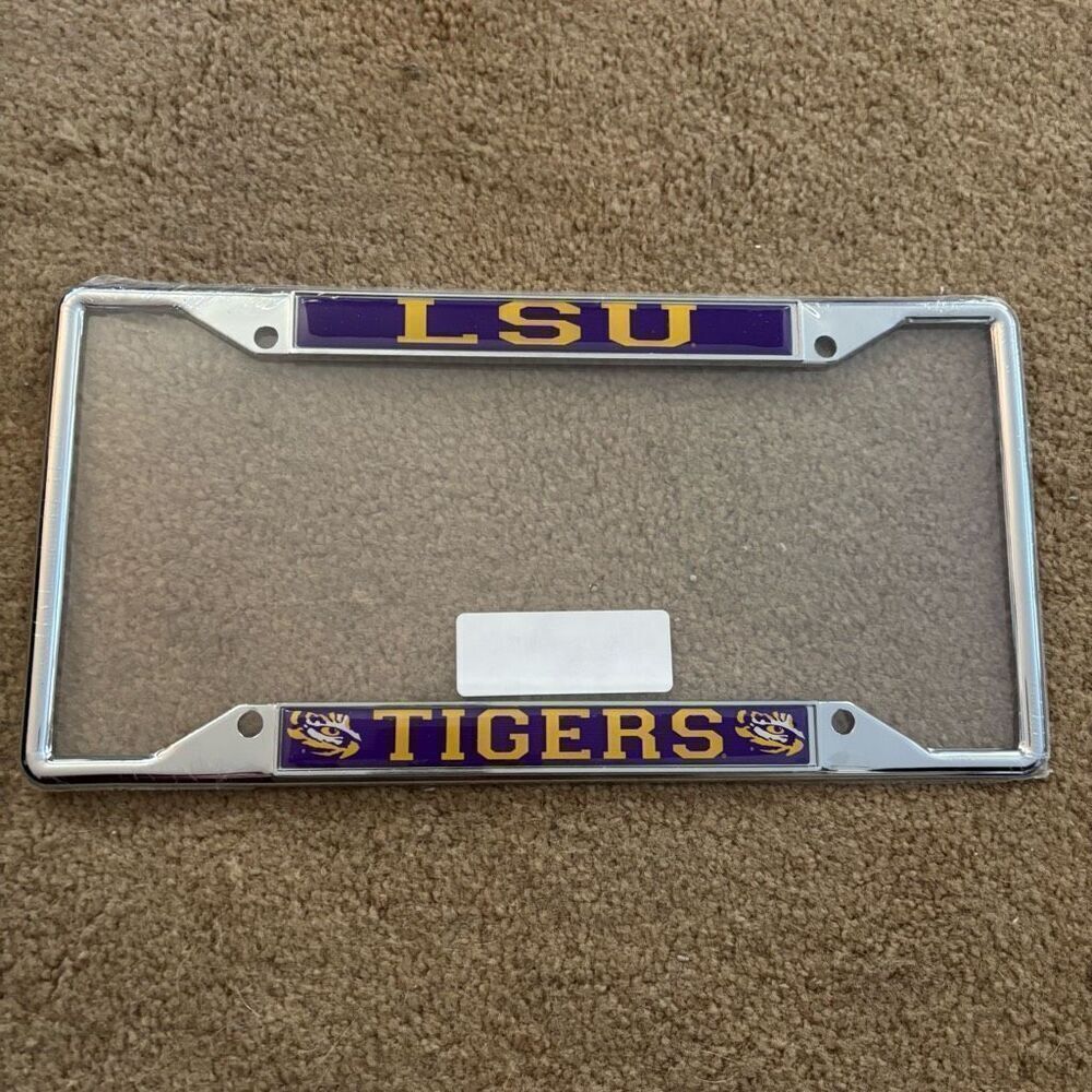 Louisiana State University LSU Tigers License Plate Frame *New*